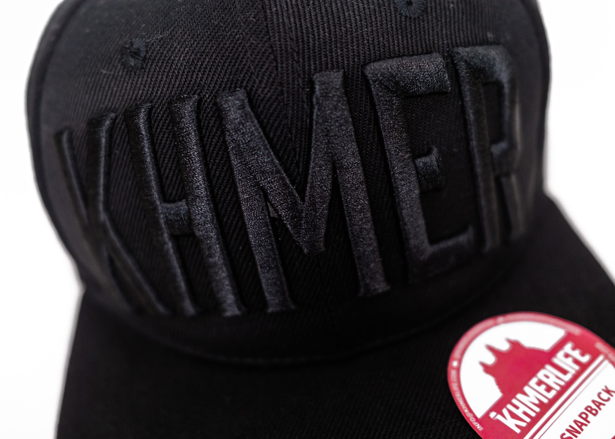 KHMER Snapback Cap - Black