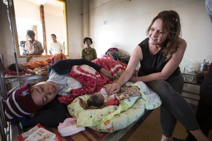 Midwife Kate Taylor is helping improve childbirth and reduce maternal mortality in Cambodia