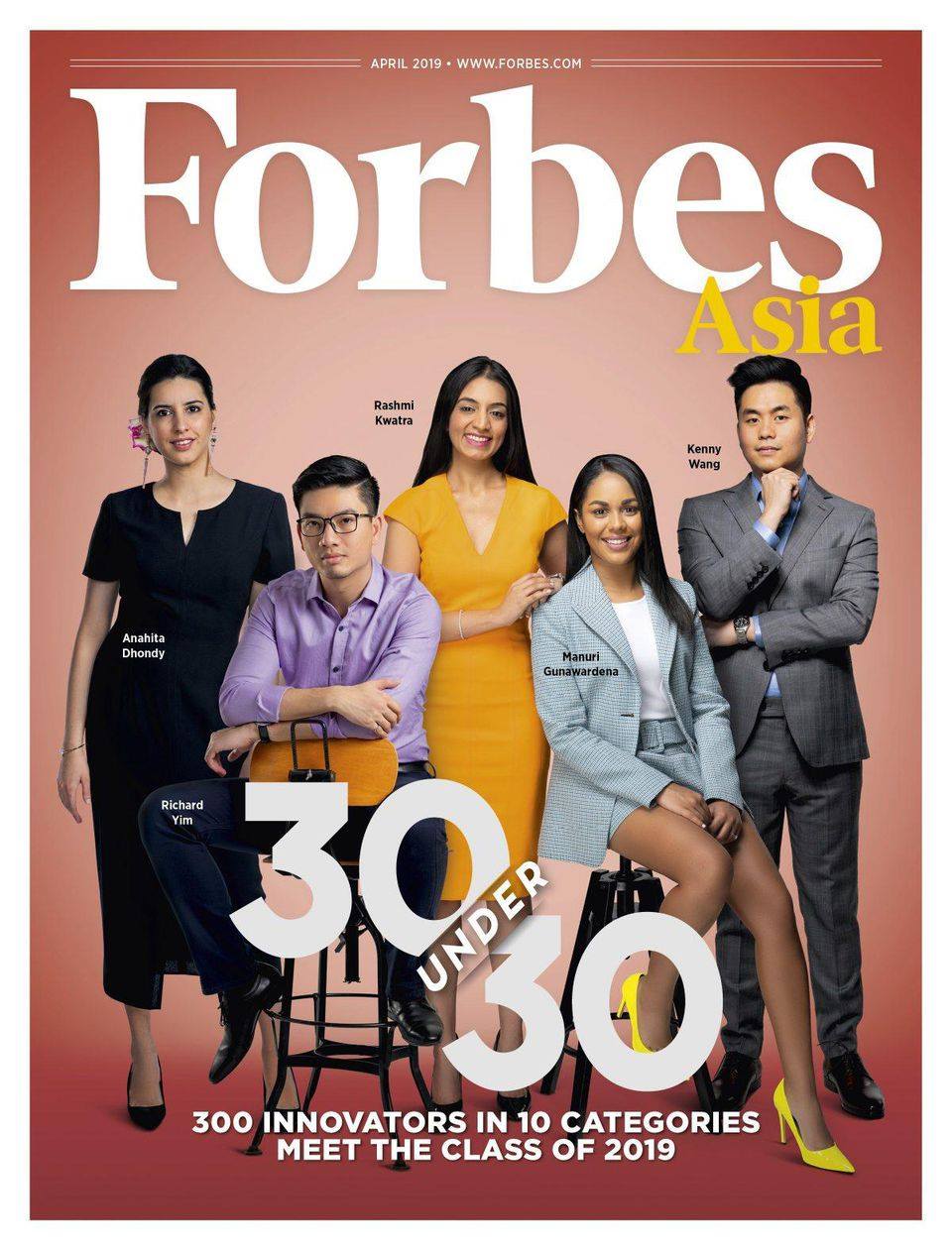 Forbes Releases 2019 30 Under 30 Asia List