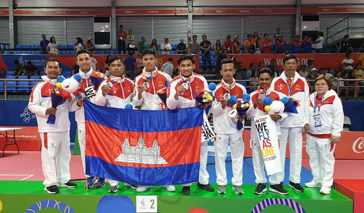 Cambodia wins three bronze, 1 silver to start SEA Games