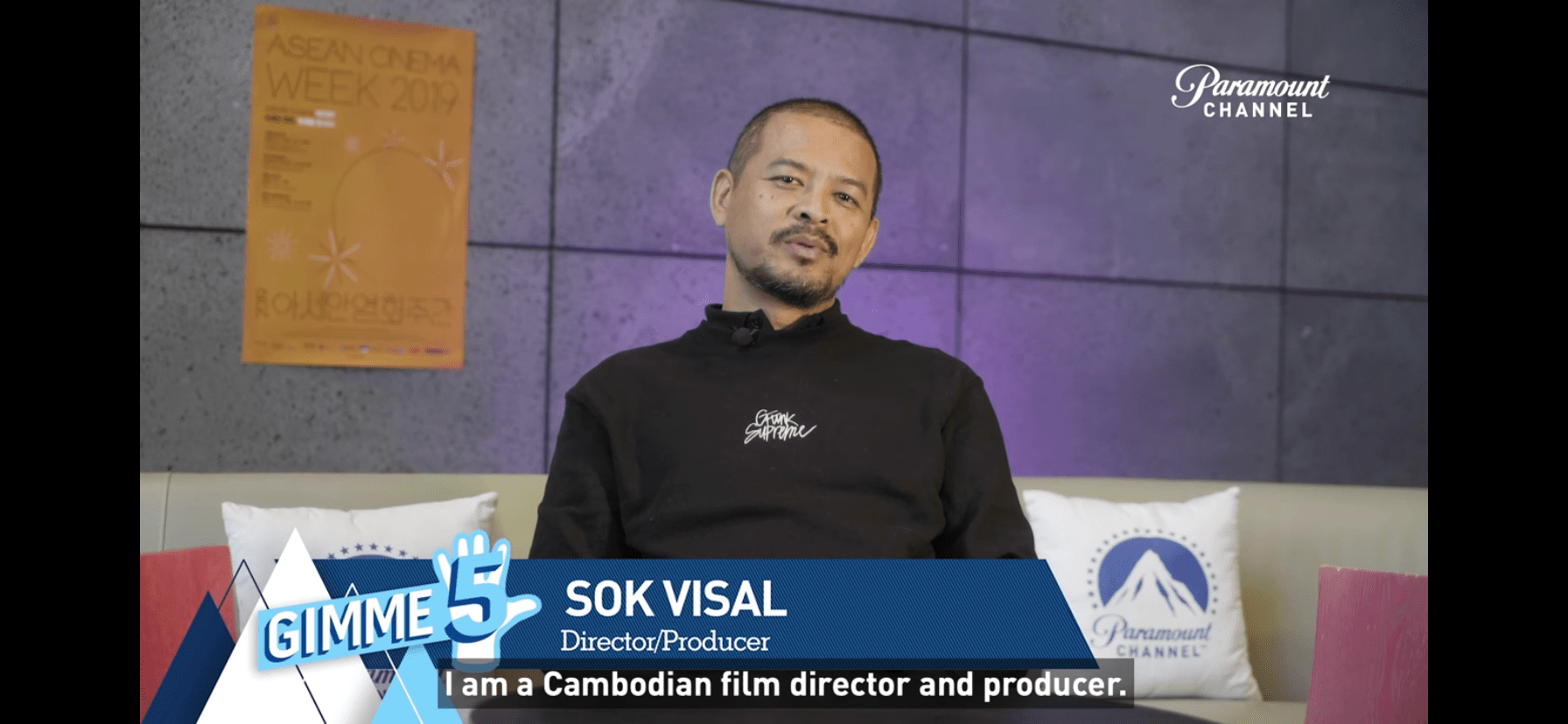 Cambodian film-maker, Sok Visal, Interview by Gimme 5 at ASEAN Cinema Week!