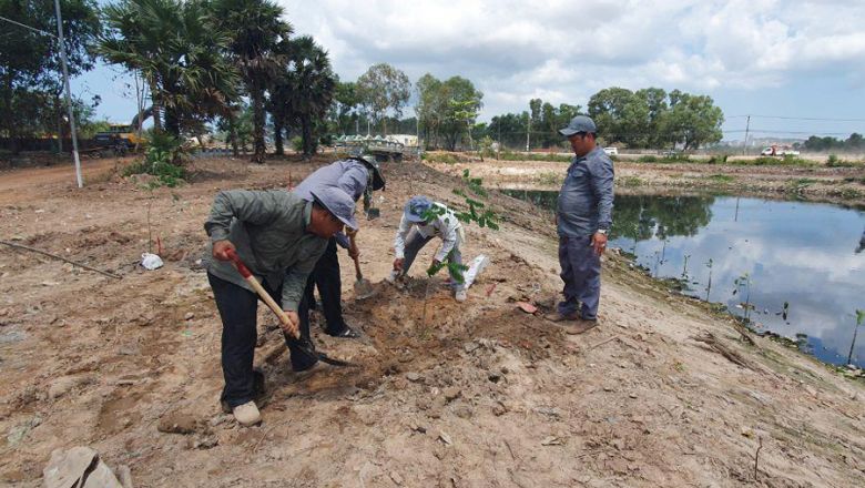 More than 15,000 trees planted in Sihanoukville in bid to fight pollution