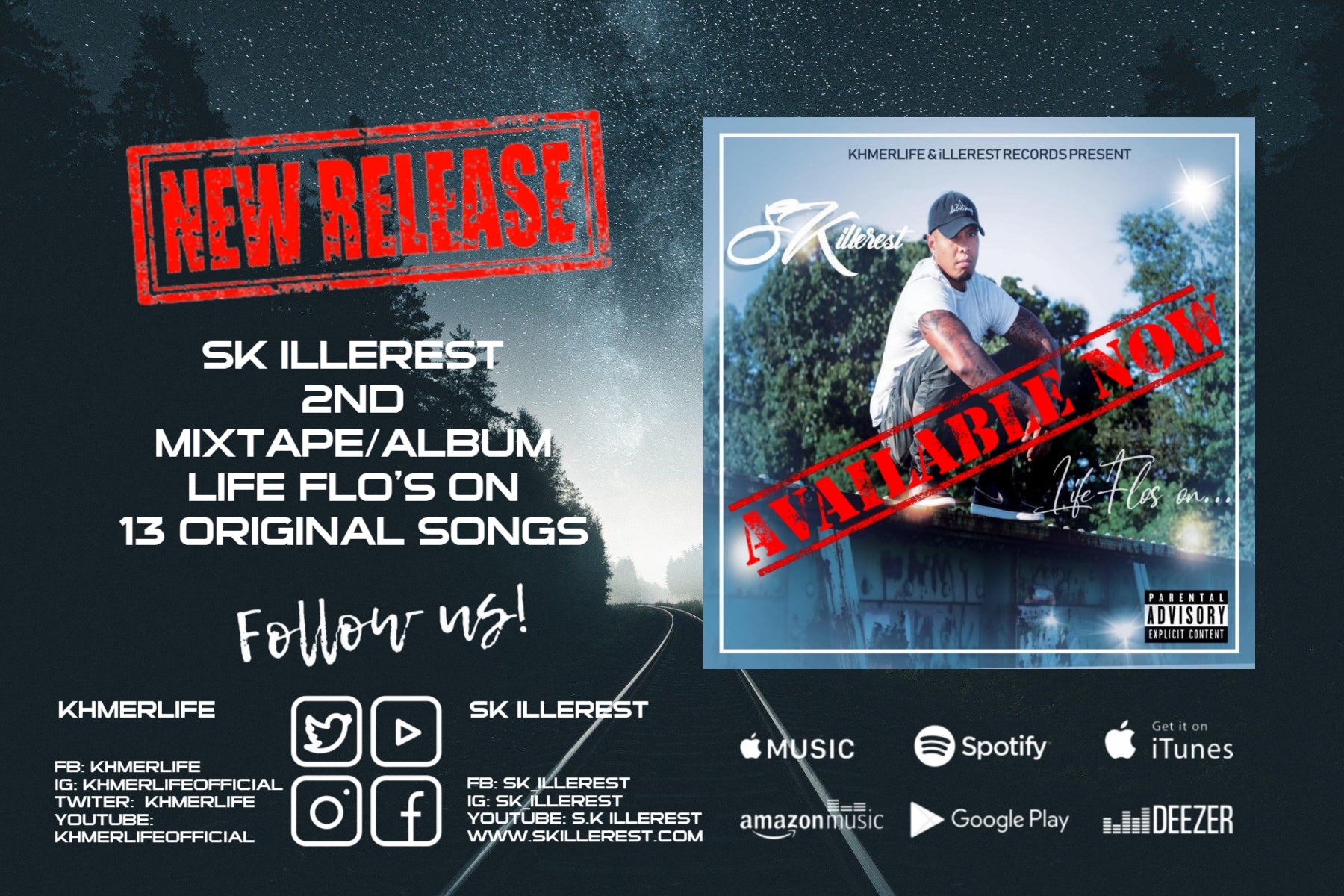 SK ILLEREST New Album/Mixtape &#8220;Life Flow&#8217;s On&#8221; Out Now