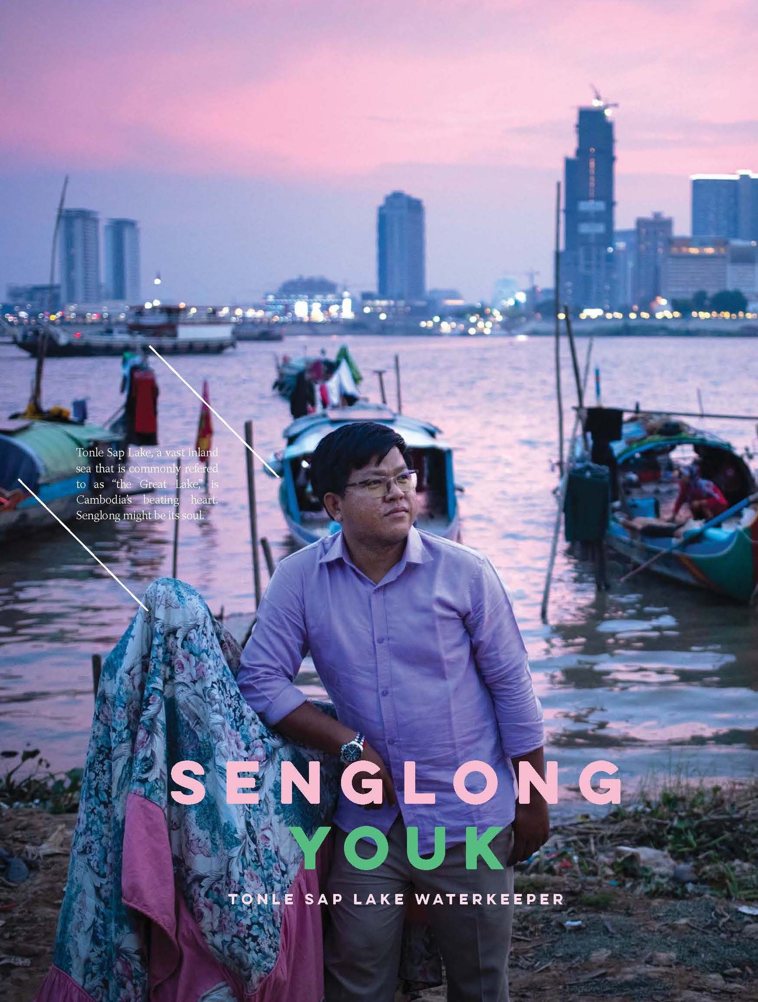 Senglong Youk, the Tonle Sap Lake Waterkeeper in Cambodia