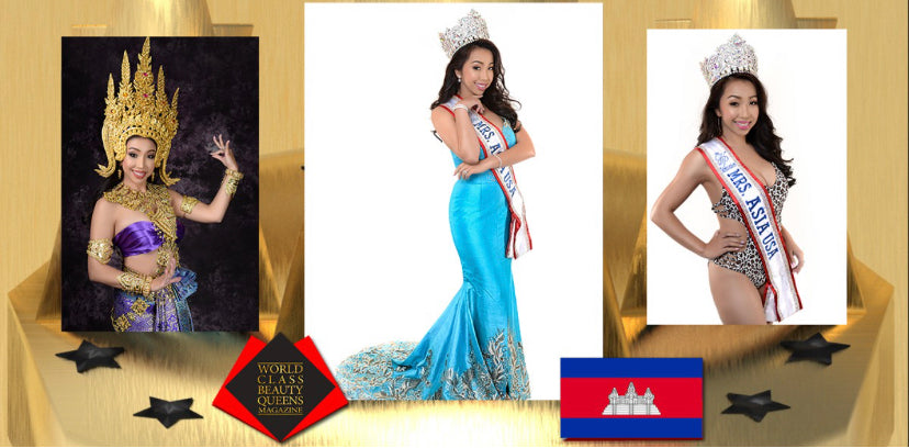 World Class Beauty Queens Magazine interview amazing Queen Niza Oun-Nguyen Mrs. Asia USA