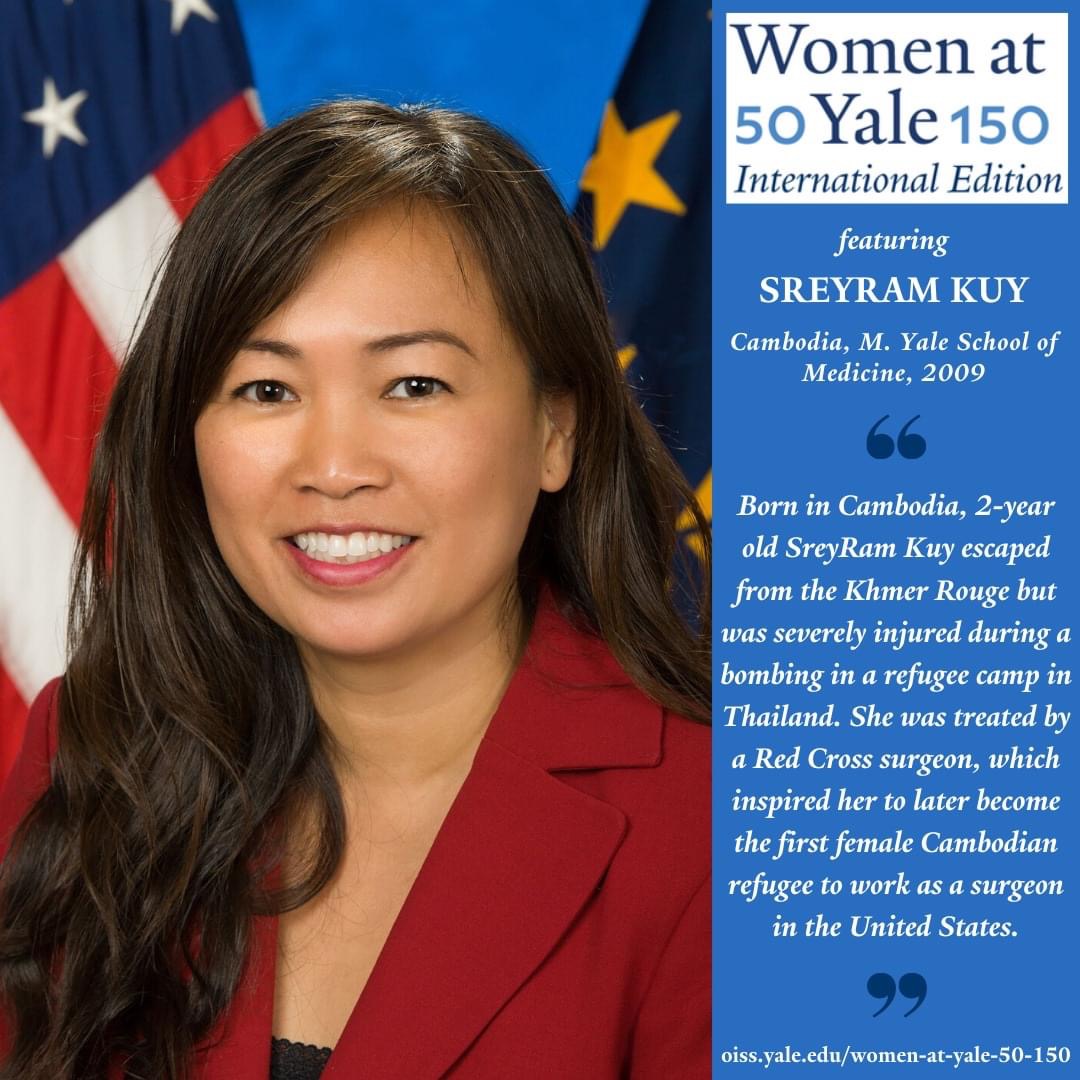 Women at 50 Yale 150 International edition SreyRam Kuy (Cambodia)