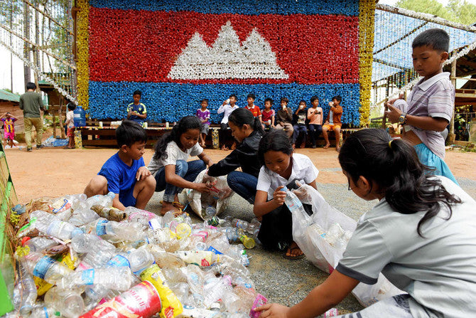 Cambodia: The School Built from Waste