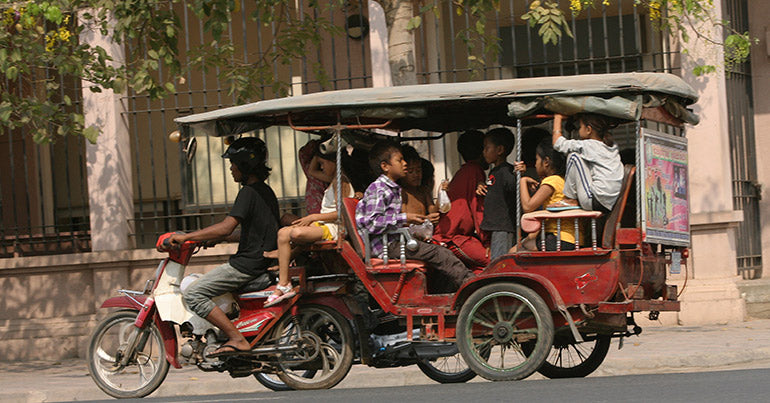 The Amish tuk tuk drivers of Siem Reap? Whatever happened to them.