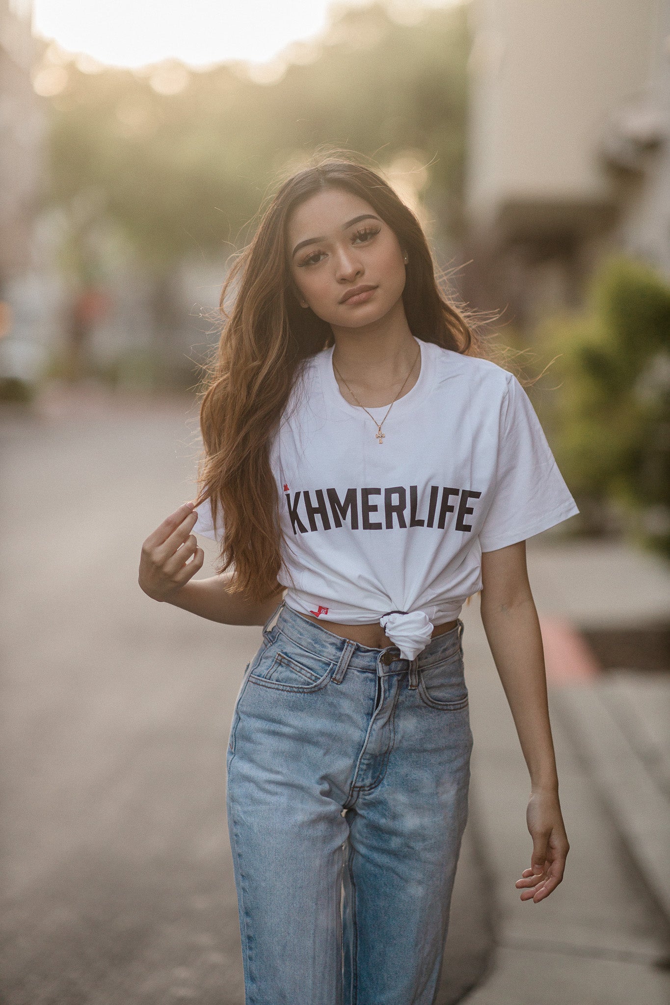 Premium Athletic Slim-fit KhmerLife Logo T-Shirt