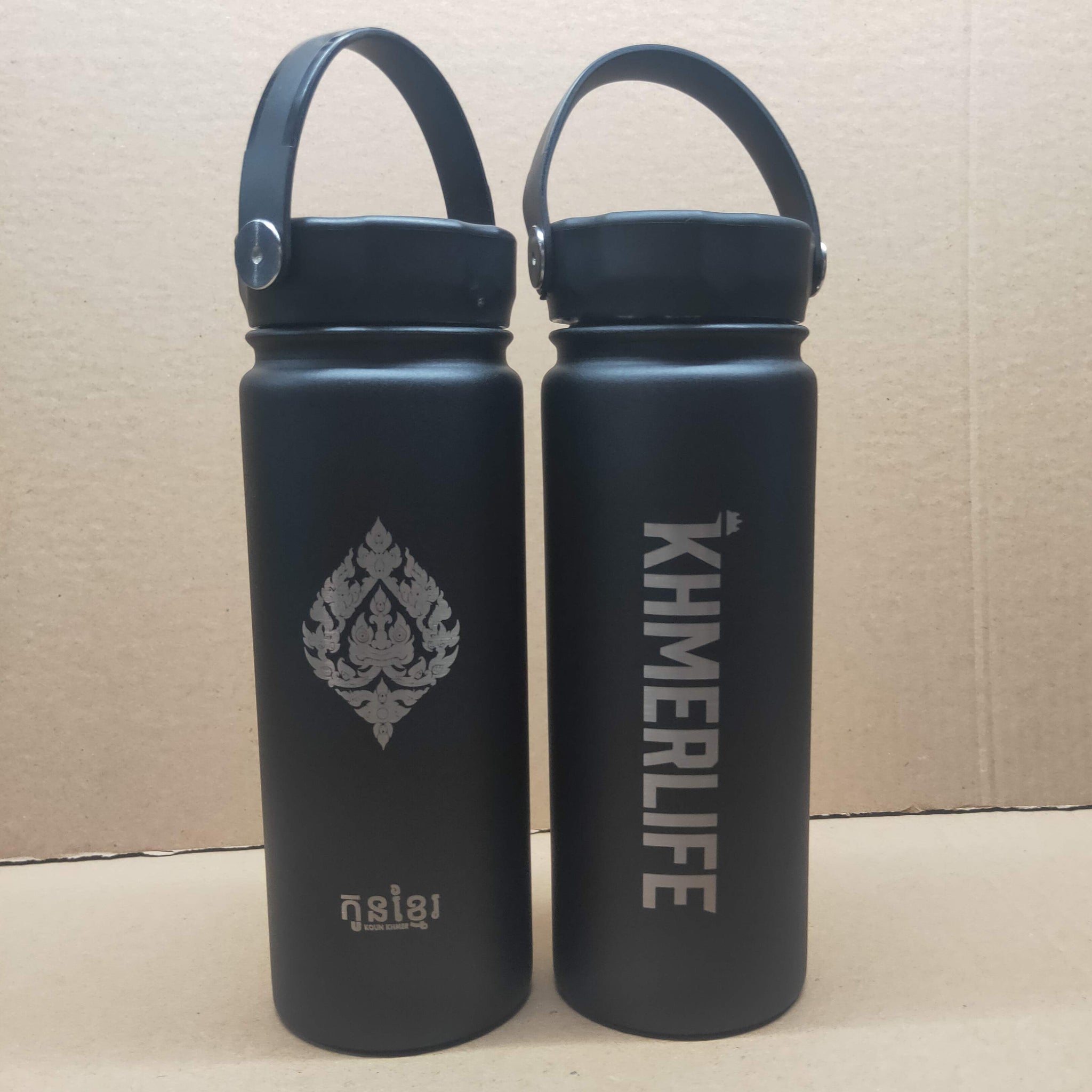 Stainless Steel Wide Mouth Water Bottle – KhmerLife